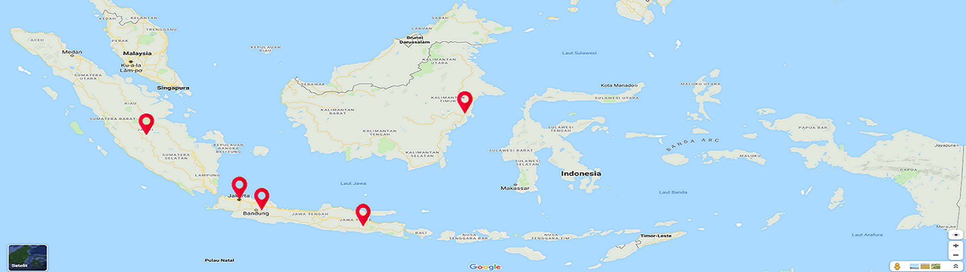 Map Of Operational Areas Map Of Operational Areas